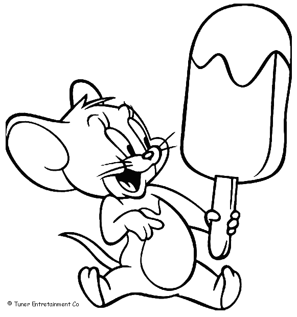 Jerry with an ice cream