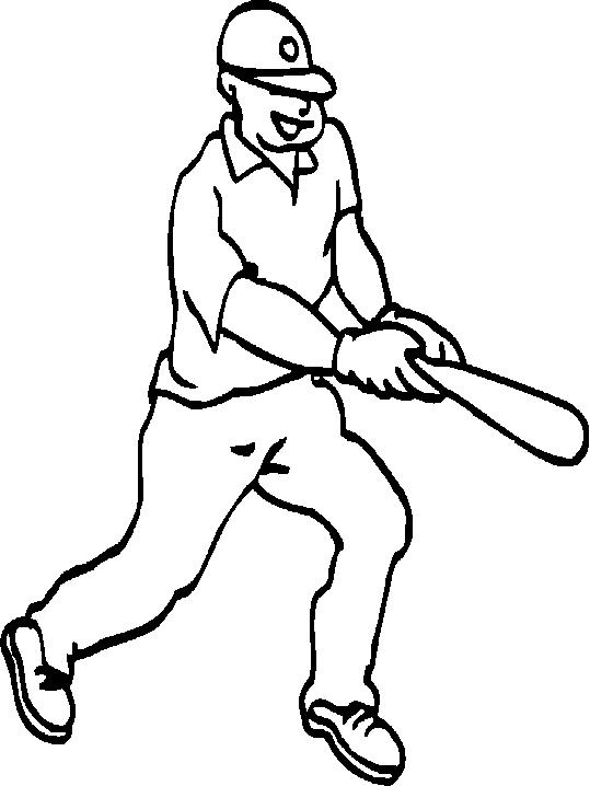 hitter uses its bat to return the ball