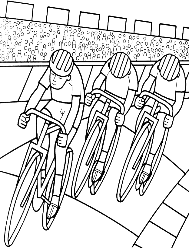 3 riders who do track cycling