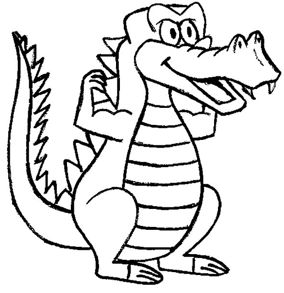 crocodile standing 2