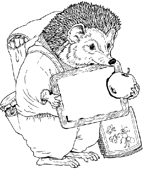 hedgehog go to school