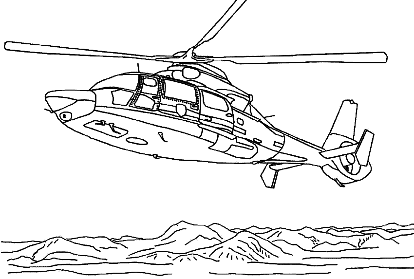 Helicopter rescue at sea