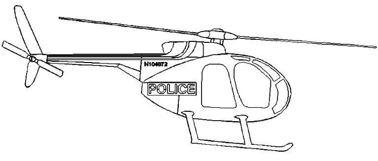 police helicopter