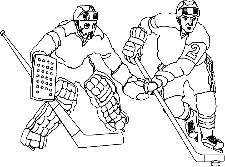 two players of Hockey