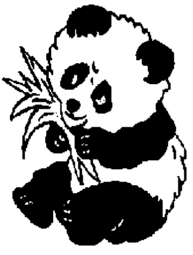 panda eats sheets