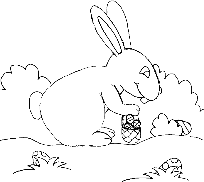 rabbit that hides chocolate