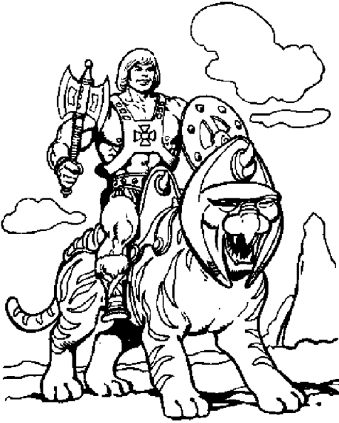 Prince Adam and Battle Cat Cringer