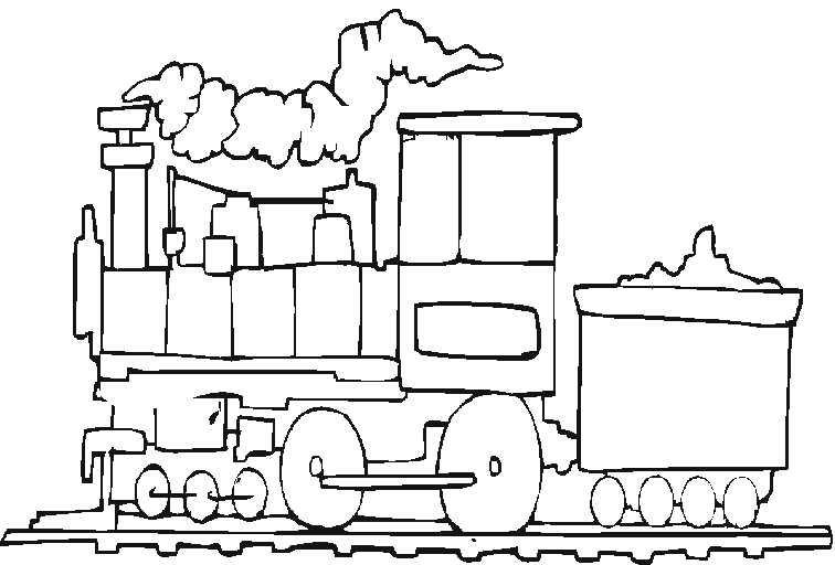 steam locomotive with coal