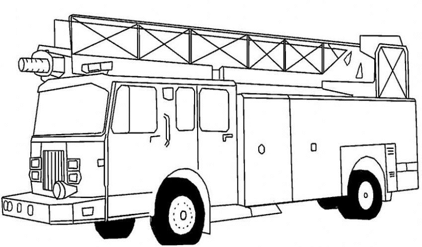 truck of firemen