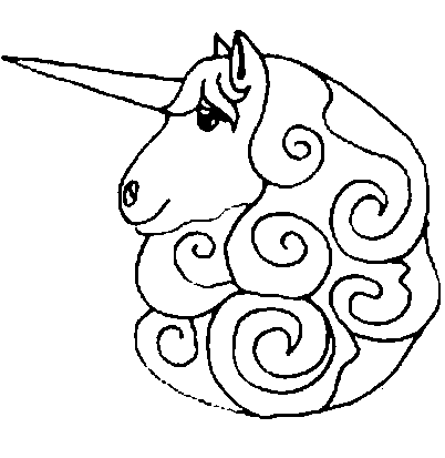 unicorn head 2